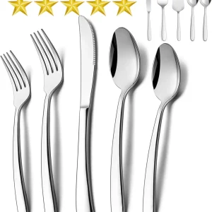 65-Piece Silverware Set